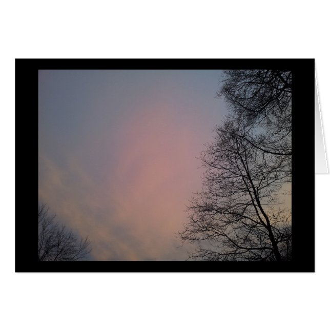 冬の日没 (正面横)