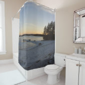 冬の日没 シャワーカーテン (インサイチュ)