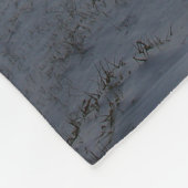 冬の日没 フリースブランケット (角)