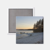 冬の日没 マグネット (正面/裏面)