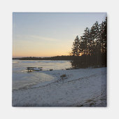 冬の日没 マグネット (正面)