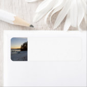 冬の日没 ラベル (インサイチュ)