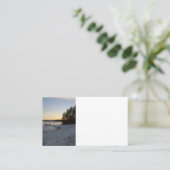 冬の日没 名刺 (スタンド正面)