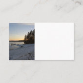 冬の日没 名刺 (正面)