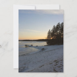 冬の日没 招待状