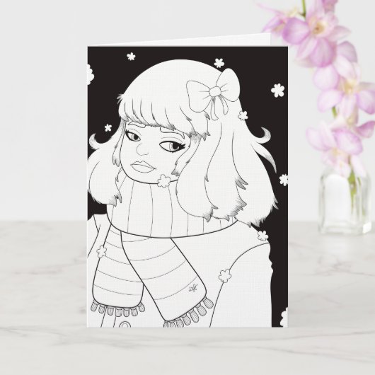 冬の日 カード (蘭)
