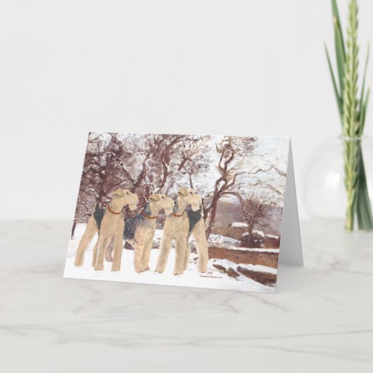 冬の日 カード (正面)