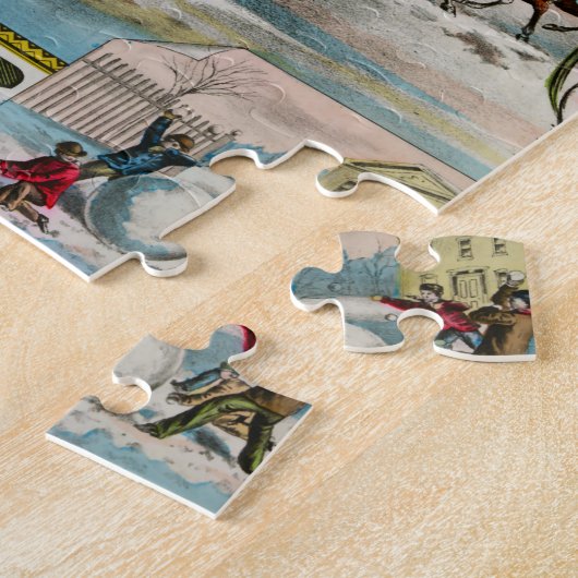 冬の日 ジグソーパズル (側面)