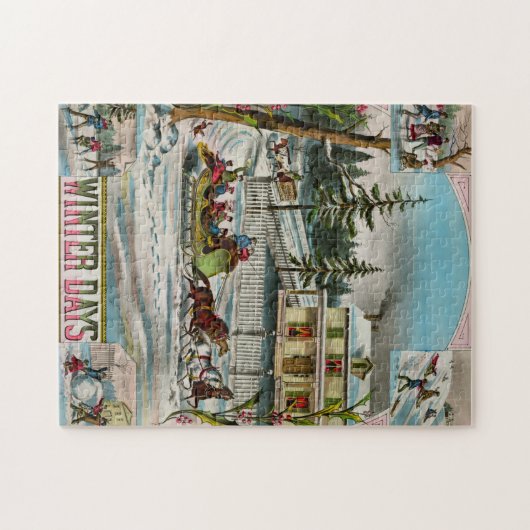 冬の日 ジグソーパズル (横)