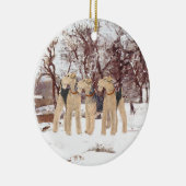 冬の日 セラミックオーナメント (右)