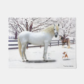 「冬の日」 ドアマット (正面)