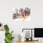 冬の日 ポスター (ホームオフィス)