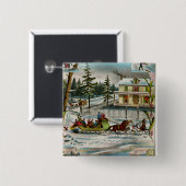 冬の日 缶バッジ (正面&裏面)