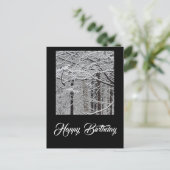 冬の日 誕生日 ポストカード (スタンド正面)