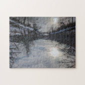 冬の早い太陽 ジグソーパズル (横)