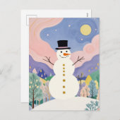 冬の明るいウォッチャー シーズンポストカード (正面/裏面)