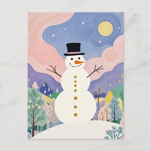 冬の明るいウォッチャー シーズンポストカード (正面)