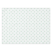 冬の星と雪の結晶ホワイト テーブルクロス (正面(横))