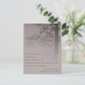 冬の春CC0373詩 ポストカード (スタンド正面)