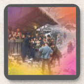 冬の時のキャロビクトリアンル歌手。 コースター (正面)