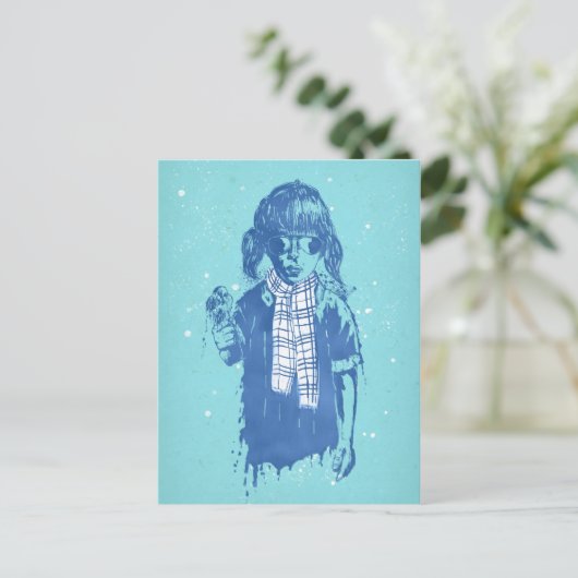 冬の時期 ポストカード (スタンド正面)