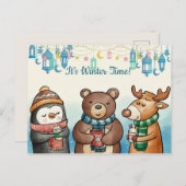 冬の時間 ポストカード (正面/裏面)