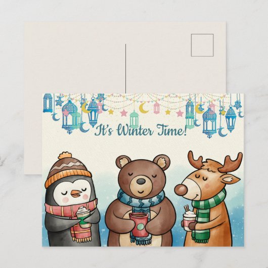 冬の時間 ポストカード (正面/裏面)