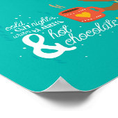 冬の時間Joys Teddy Bearポスター ポスター (角)