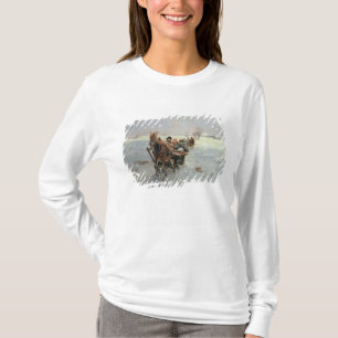 冬の景色のそり Tシャツ