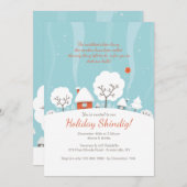 冬の景色の招待状 招待状 (正面/裏面)