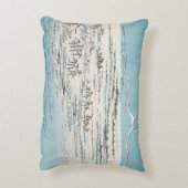 冬の景色上のワタリガラス アクセントクッション (裏面(縦))