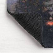 冬の景色上の日没、c.1902 マウスパッド (コーナー)