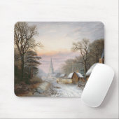 冬の景色1869年 マウスパッド (マウス)