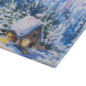 冬の景色 カッティングボード (角)