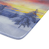 冬の景色 カッティングボード (角)