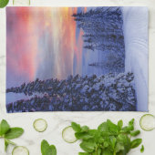 冬の景色 キッチンタオル (折り畳み)