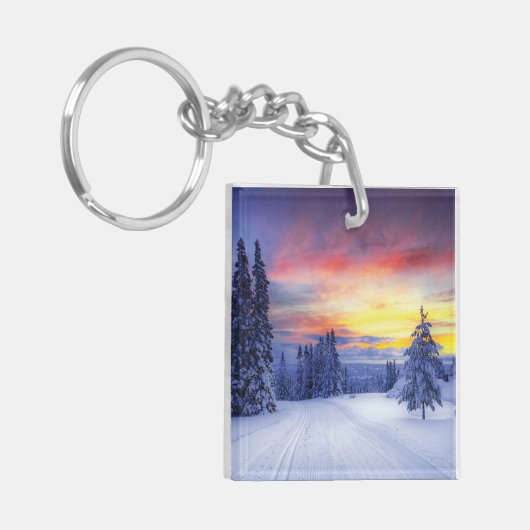 冬の景色 キーホルダー (正面左)