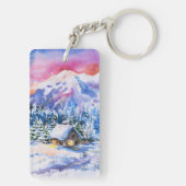 冬の景色 キーホルダー (裏面)