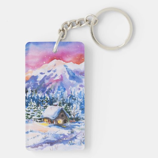 冬の景色 キーホルダー (裏面)