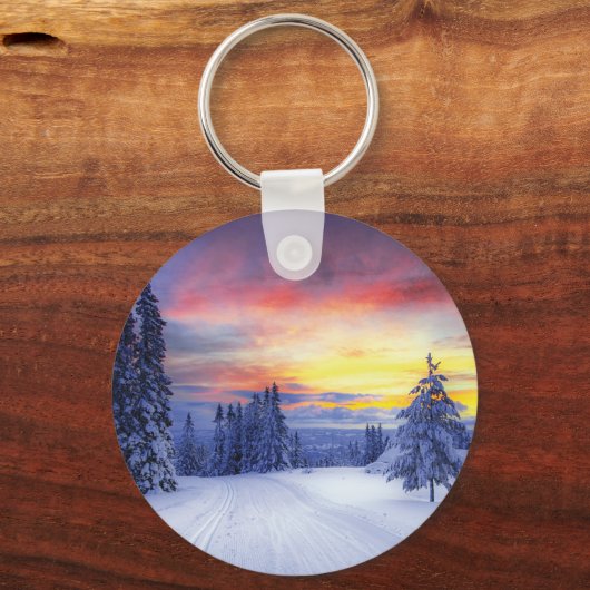 冬の景色 キーホルダー (正面)