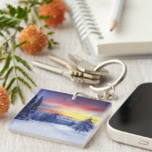 冬の景色 キーホルダー (正面右)