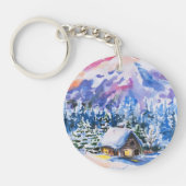 冬の景色 キーホルダー (正面)