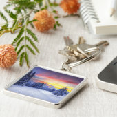 冬の景色 キーホルダー (側面)