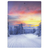 冬の景色 クリップボード (裏面)