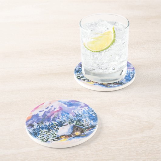 冬の景色 コースター (側面)