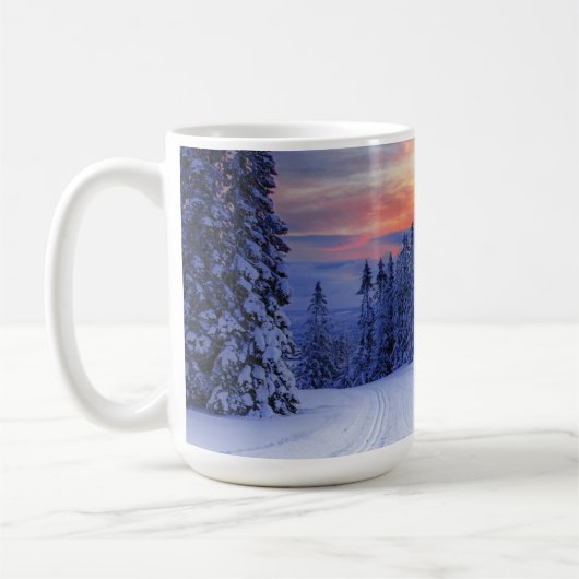 冬の景色 コーヒーマグカップ (左)