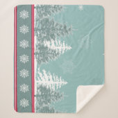 冬の景色 シェルパブランケット (正面)