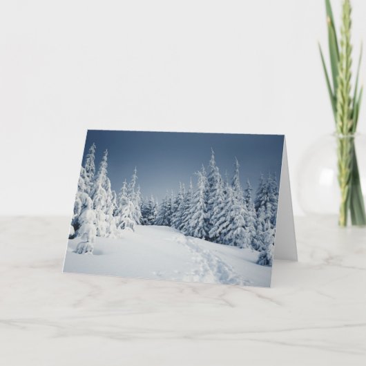 冬の景色 シーズンカード (正面)
