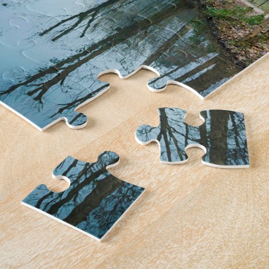 冬の景色 ジグソーパズル (側面)