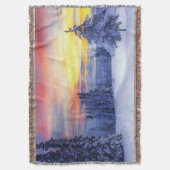 冬の景色 スローブランケット (正面縦)